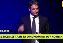 Μητσοτάκης: Εκτόξευσε τα τραπεζικά χρέη της ΝΔ από τα 250 εκατ. στα 425 εκατ. μέσα σε 6 χρόνια!